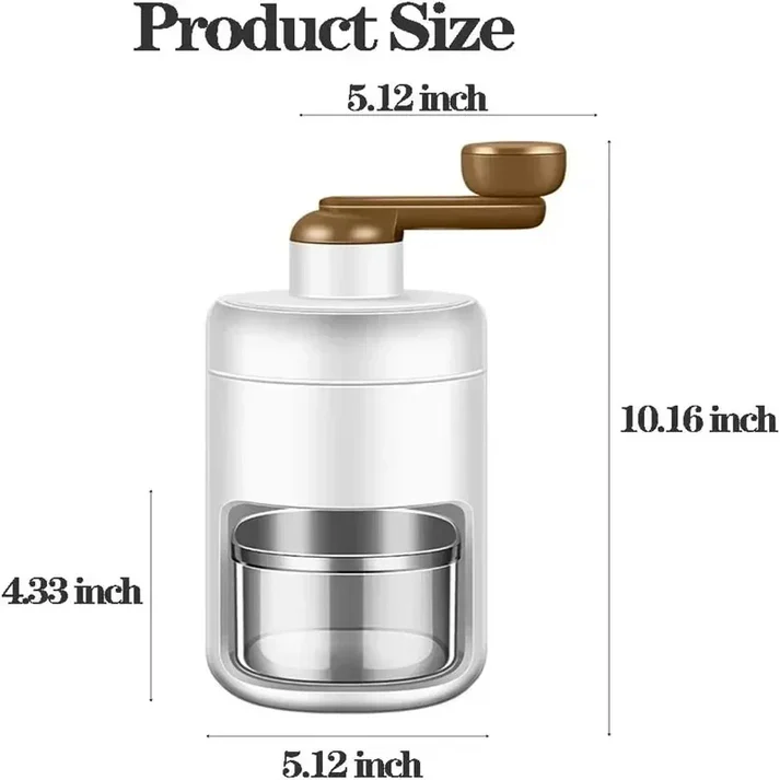Shaved Mini Hand Ice Crusher Machine